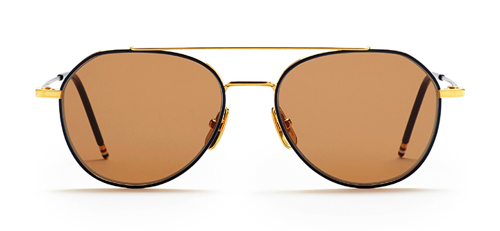 Lunettes de soleil en titane pour homme de la marque Thom Browne