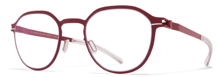 Lunettes Mykita rondes rouge