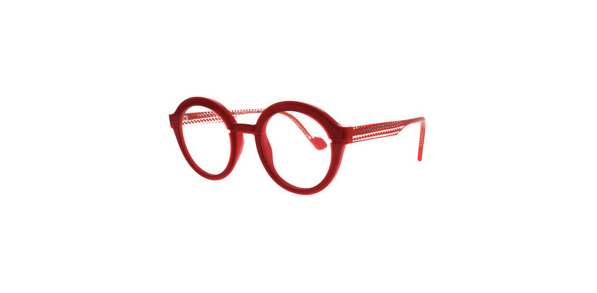 Lunettes de vue pour femme modèle Hollow 1 rouge